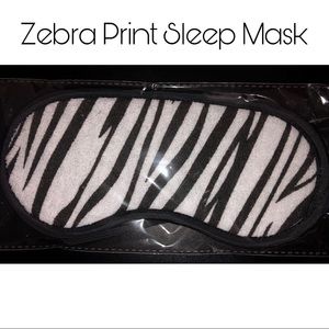 Zebra Print Sleep Mask